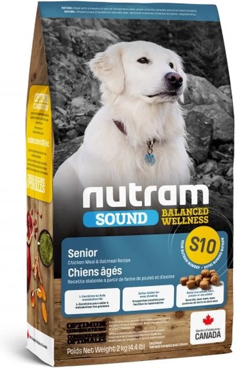 hondenvoer Senior S10 11,4 kg - Hond von Nutram – Produktfoto