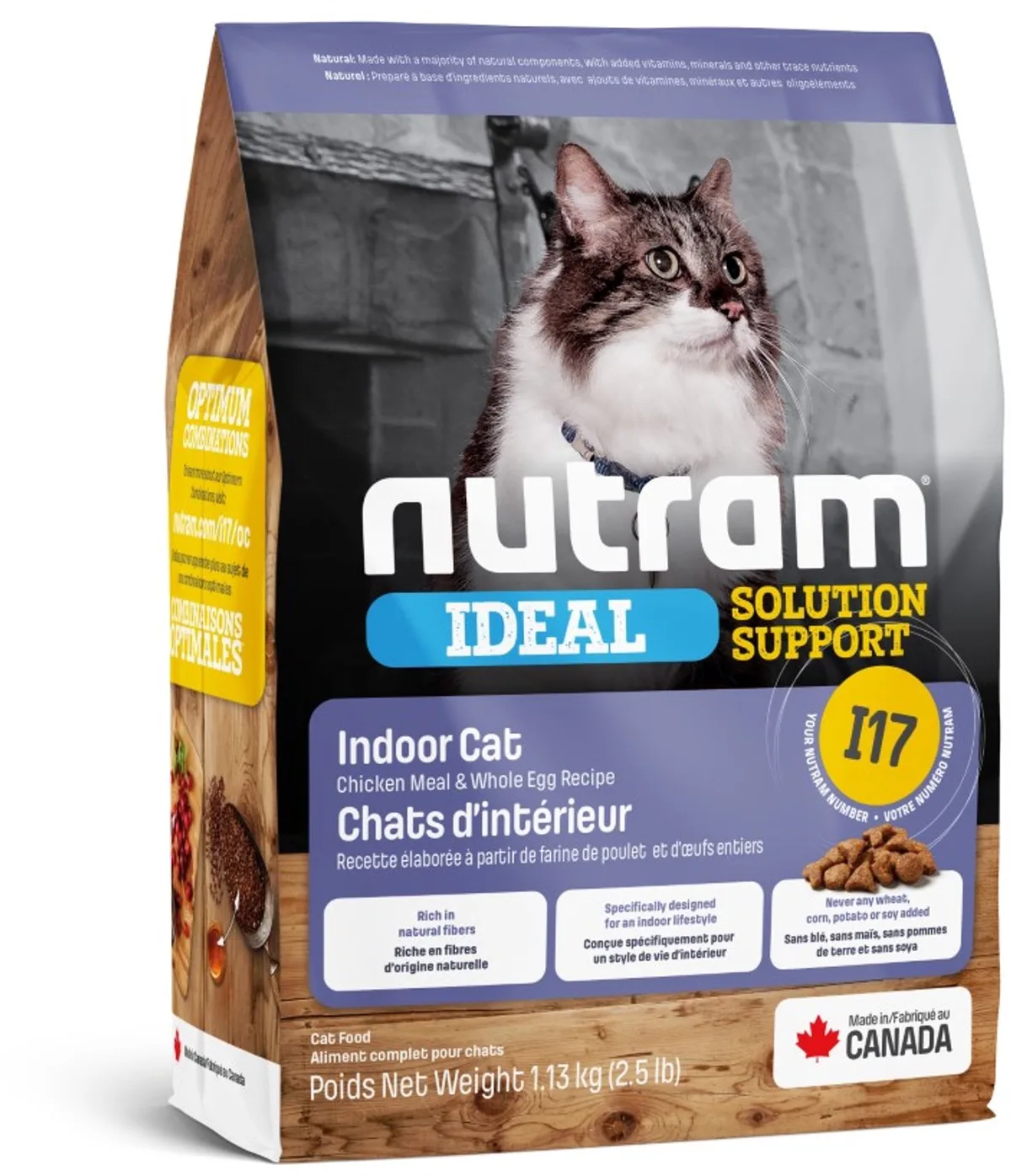 Indoor Cat I17 1,13kg van Nutram – productfoto