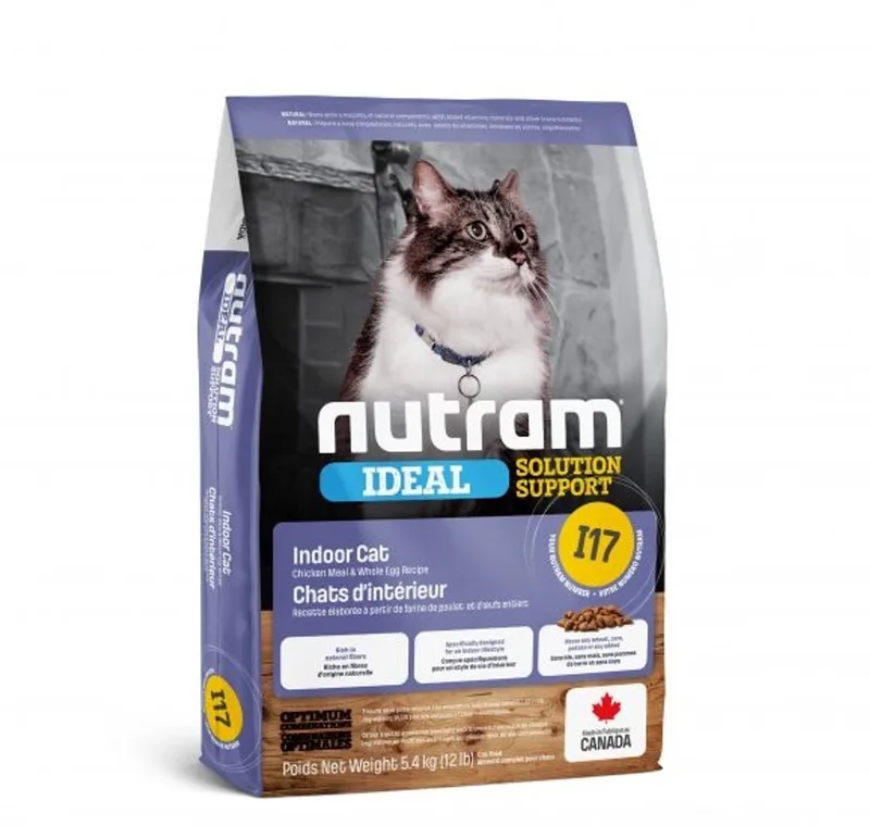 kattenvoer Indoor Shedding I17 5,4 kg - Kat von Nutram – Produktfoto