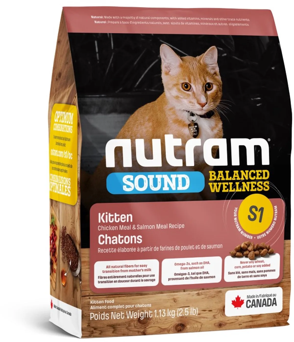 Kitten S1 1,13kg by Nutram – product photo