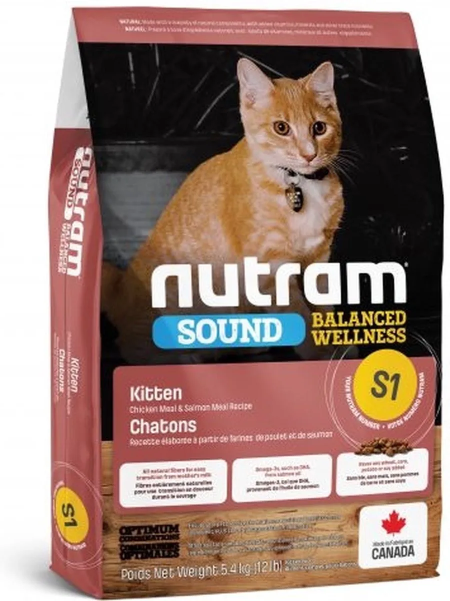 Kitten S1 5,4 kg by Nutram – product photo