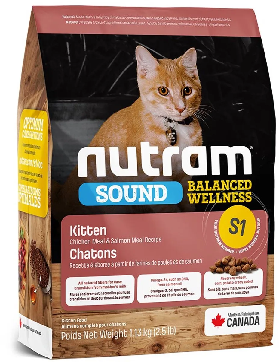 Kitten S1 5,4kg by Nutram – product photo