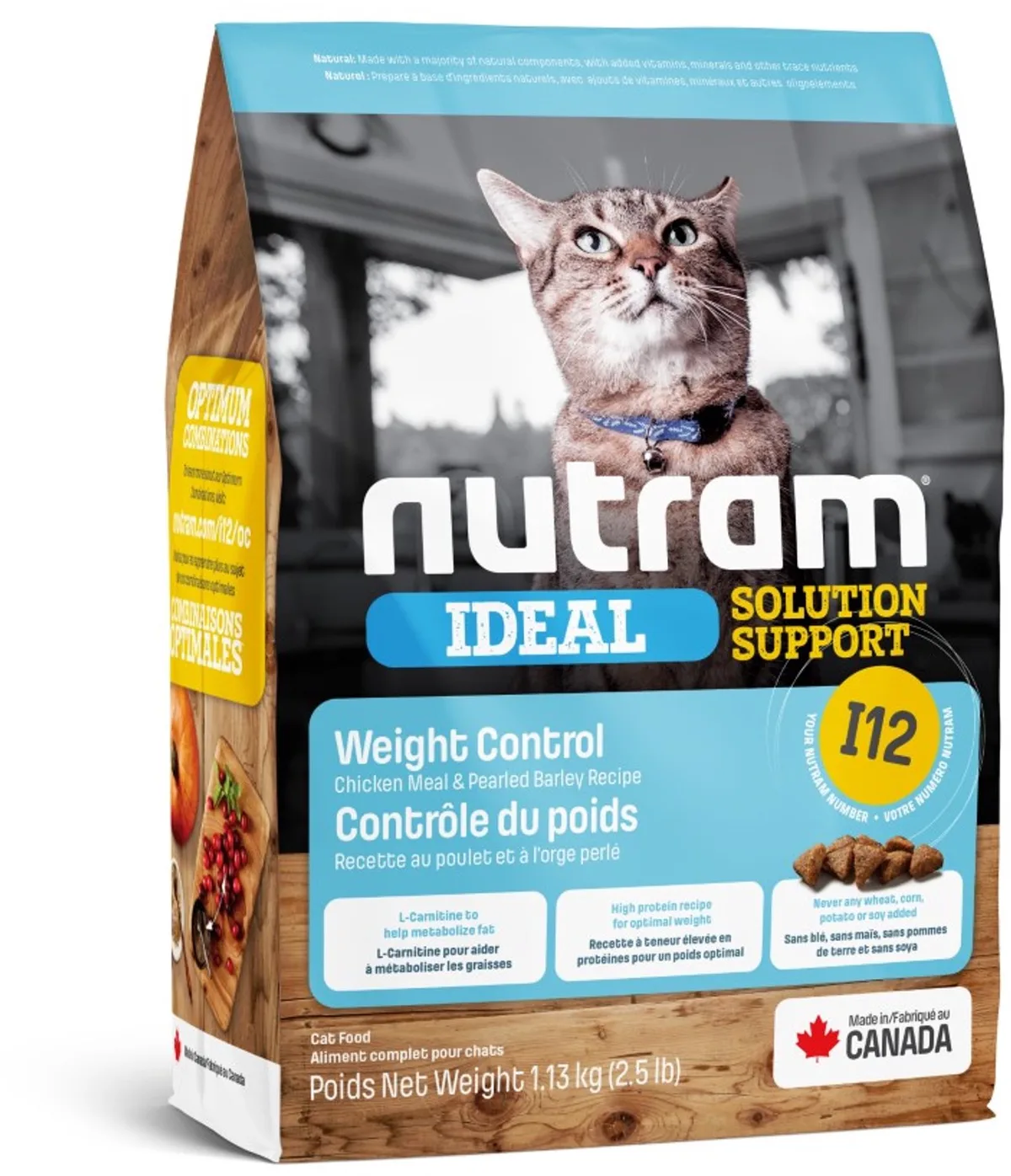 Weight Control Cat I12 1,13kg von Nutram – Produktfoto