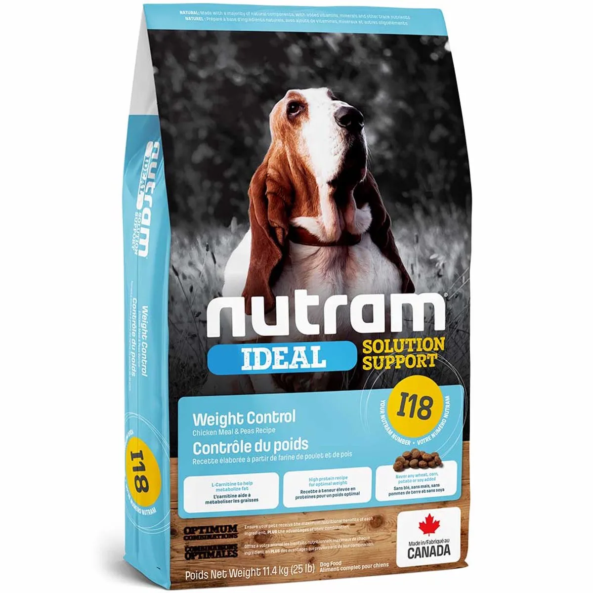 Weight Control Dog I18 2kg von Nutram – Produktfoto