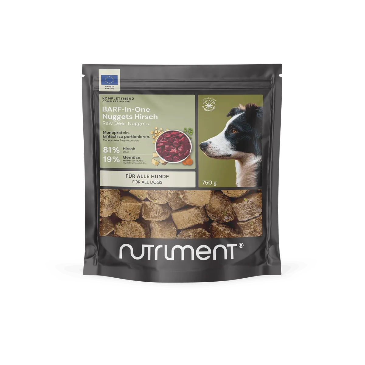 BARF In One HIRSCH, 750 g 750 g von Nutriment – Produktfoto