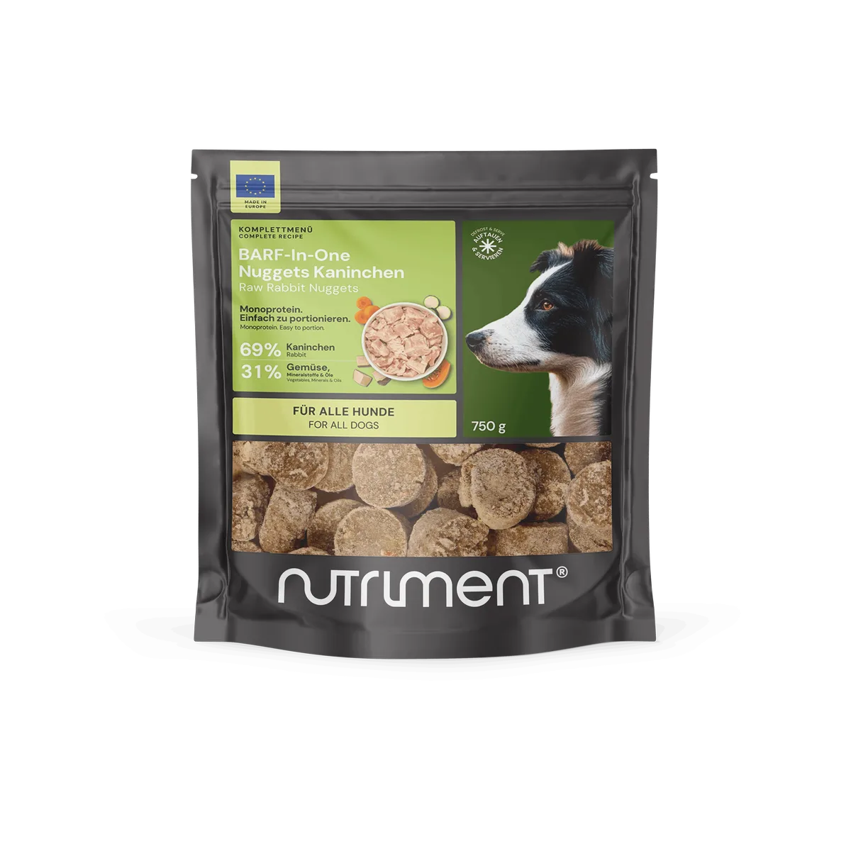 BARF In One KANINCHEN, 750 g 750 g von Nutriment – Produktfoto