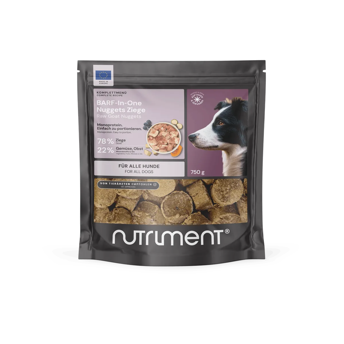 BARF In One ZIEGE, 750 g 750 g von Nutriment – Produktfoto