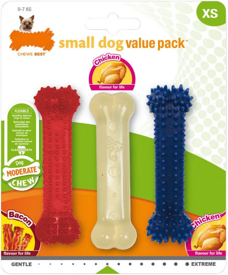 Pack économique De Jouets Pour Chien de Nylabone en Multicolore – photo produit