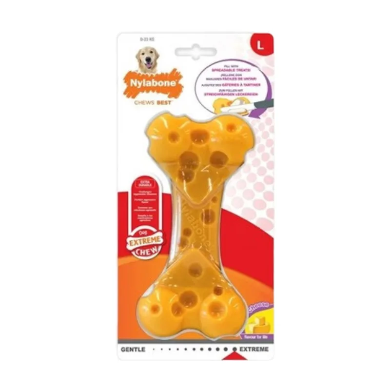 Os à mâcher saveur fromage pour chiens de moins de 23 kg von Nylabone – Produktfoto