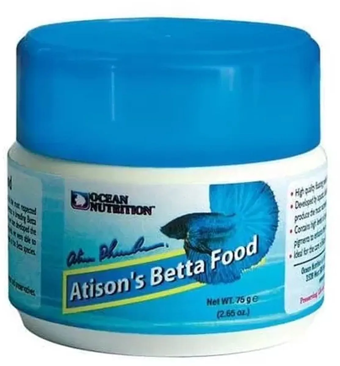 atison s betta food 75g de Ocean Nutrition – photo produit
