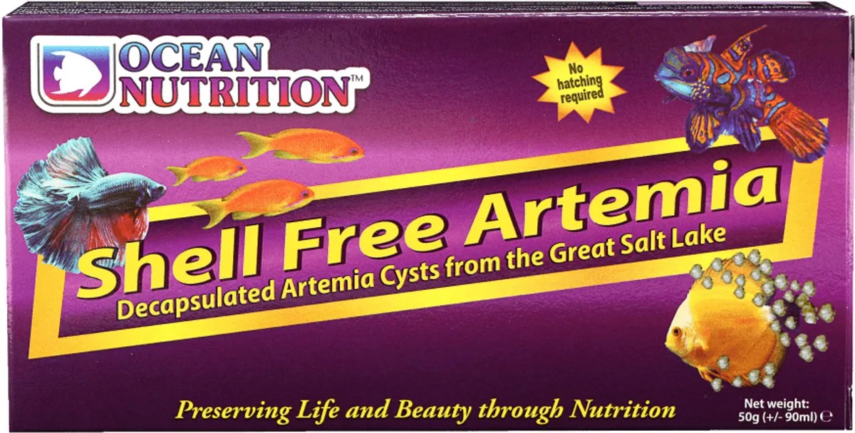 Shell Free Artemia Eggs 50g van Ocean Nutrition – productfoto