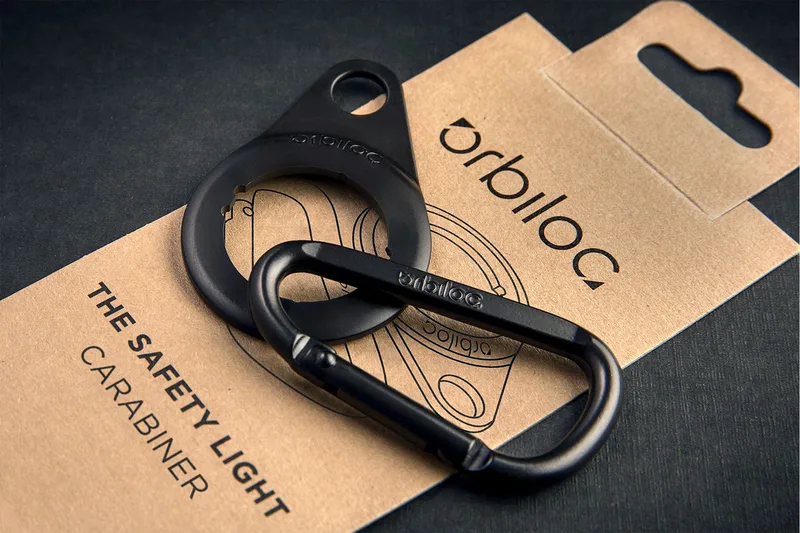 Karabijnhaak voor Safe Light van Orbiloc – productfoto