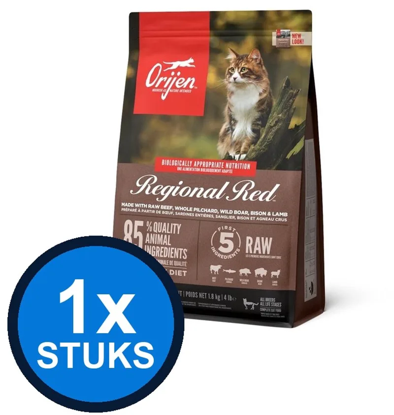 1x Orijen Cat Whole Prey Regional Red - Kattenvoer - 1,8kg by Orijen – product photo