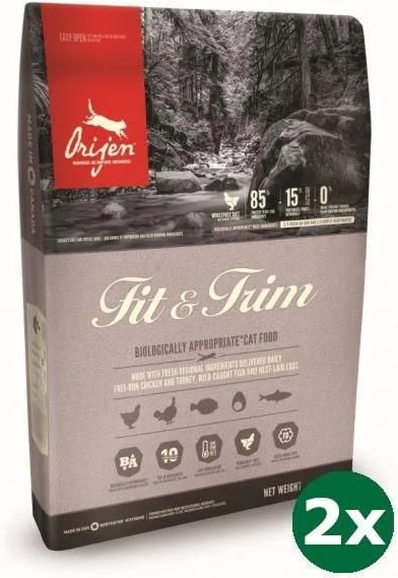 cat whole prey fit & trim kattenvoer 2x 5,4 kg by Orijen – product photo