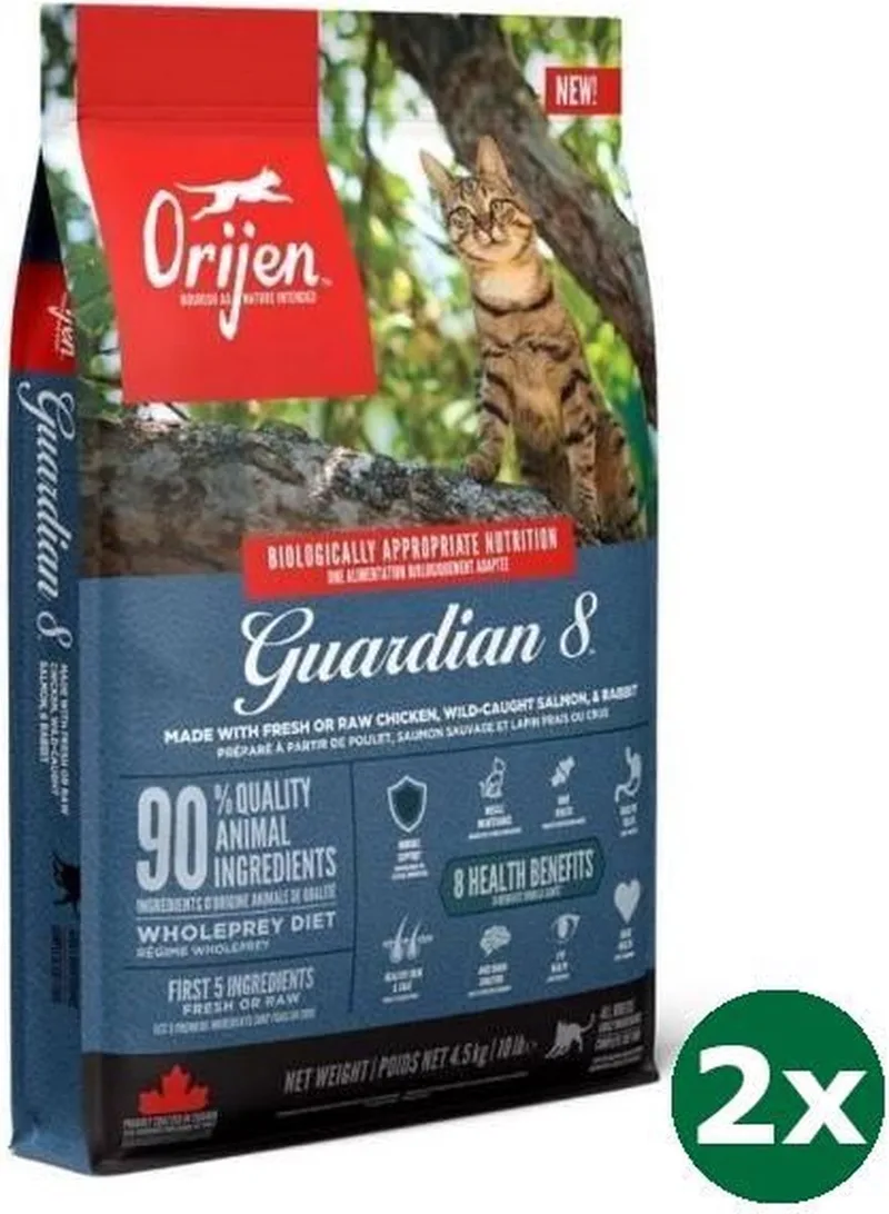 guardian 8 cat kattenvoer 2x 4,5 kg de Orijen – photo produit