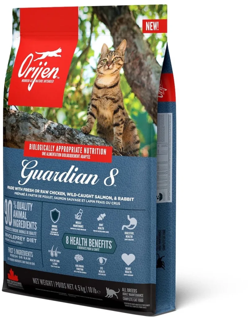 Guardian 8 Cat Kip&Kalkoen&Zalm - Kattenvoer - 4.5 kg von Orijen – Produktfoto