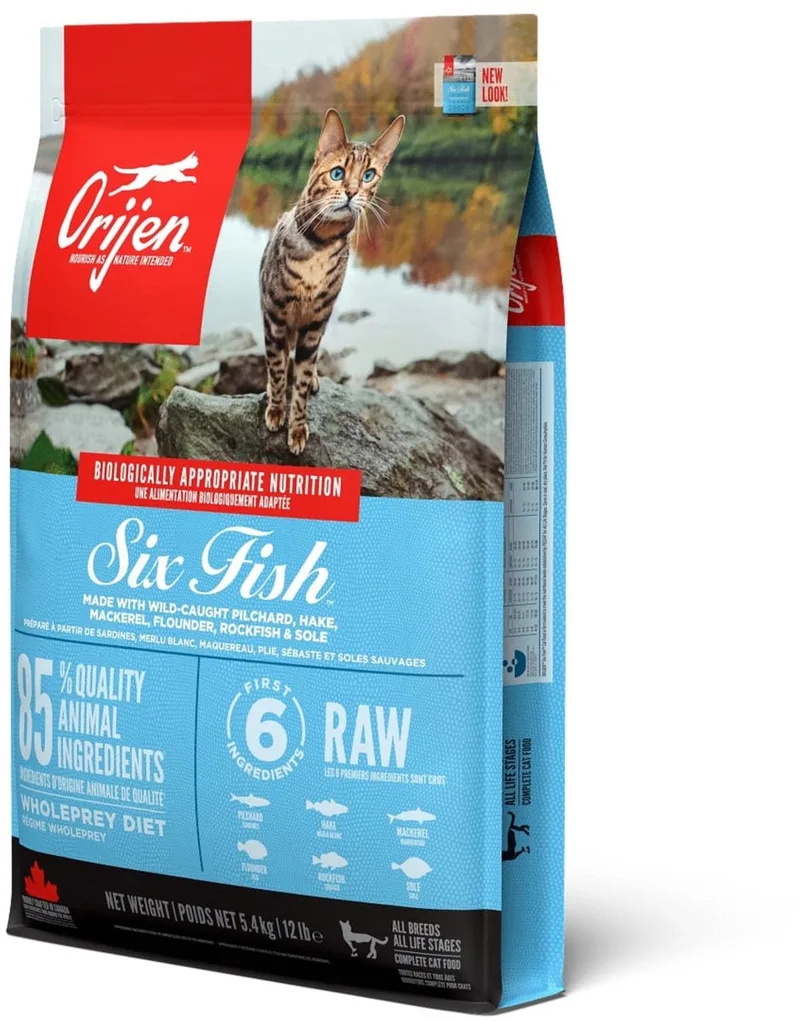 Kattenvoer - Whole Prey Six Fish - Vis - 5.4 kg by Orijen – product photo