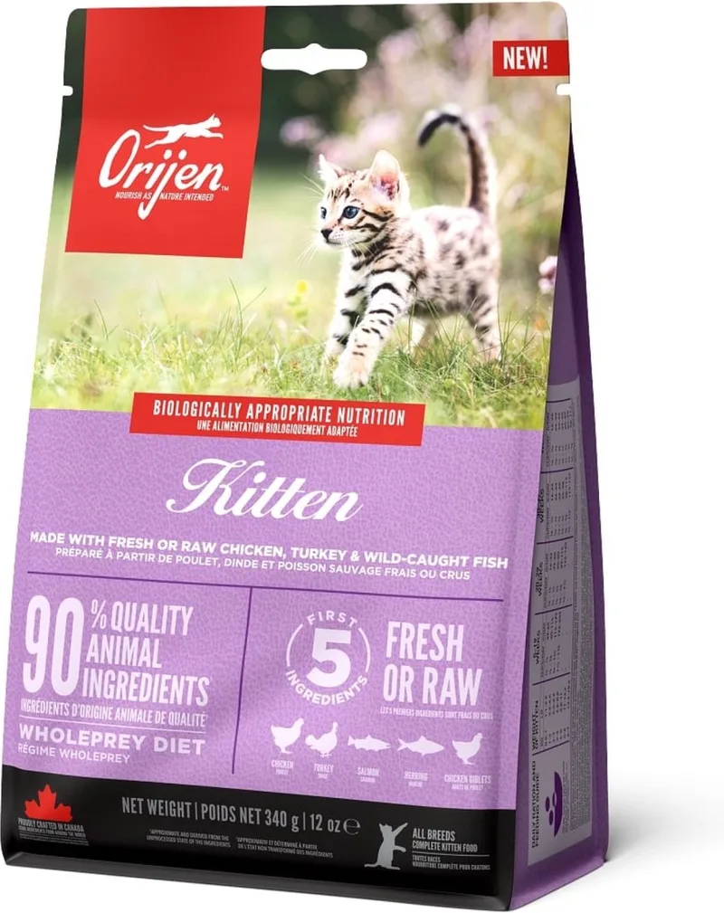 Kitten Kip&Kalkoen&Zalm - Kattenvoer - 340 g de Orijen – photo produit