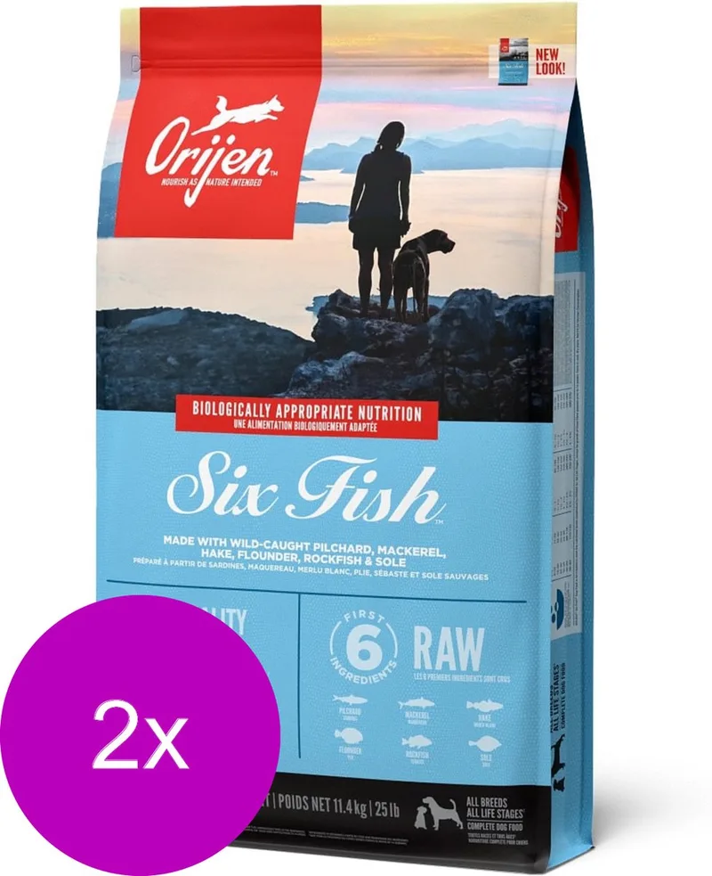 Orijen 6 Fish Dog - Hondenvoer - 2 x 11.4 kg by Orijen – product photo