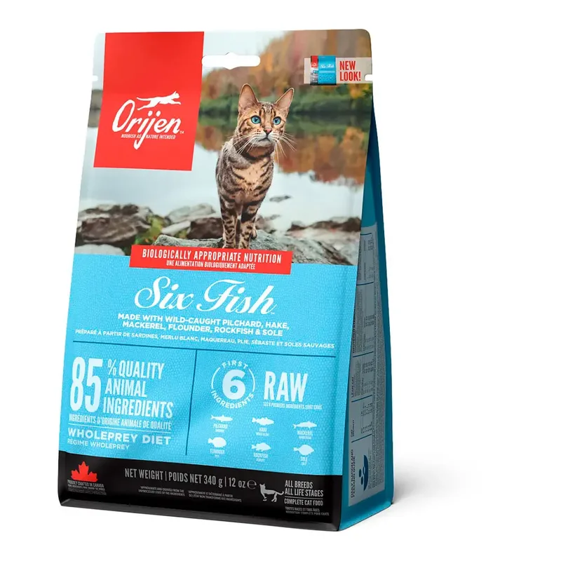 Orijen 6 Fish Kattenvoer 340g von Orijen – Produktfoto