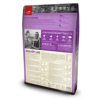 Puppy Large Breed Hondenvoer - Droogvoer met Vers Vlees - 11,4 kg fra Orijen – produktbillede 2 af 2