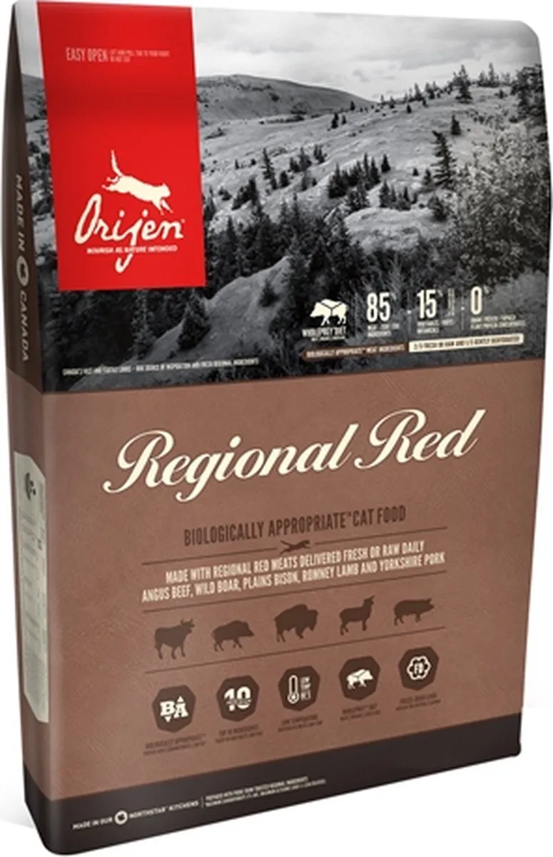 REGIONAL RED CAT 340GR de Orijen – photo produit