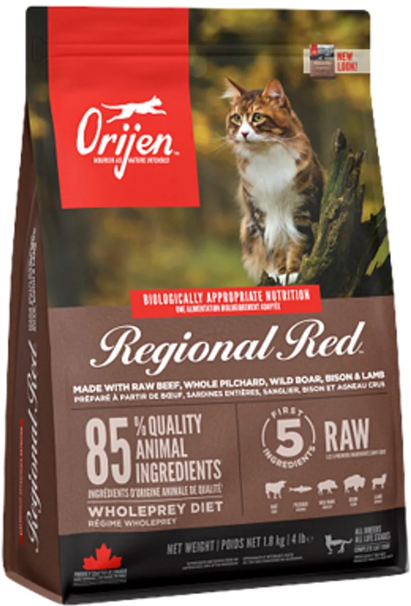 Regional Red Cat Whole Prey - 2 x 5,4 kg de Orijen – photo produit
