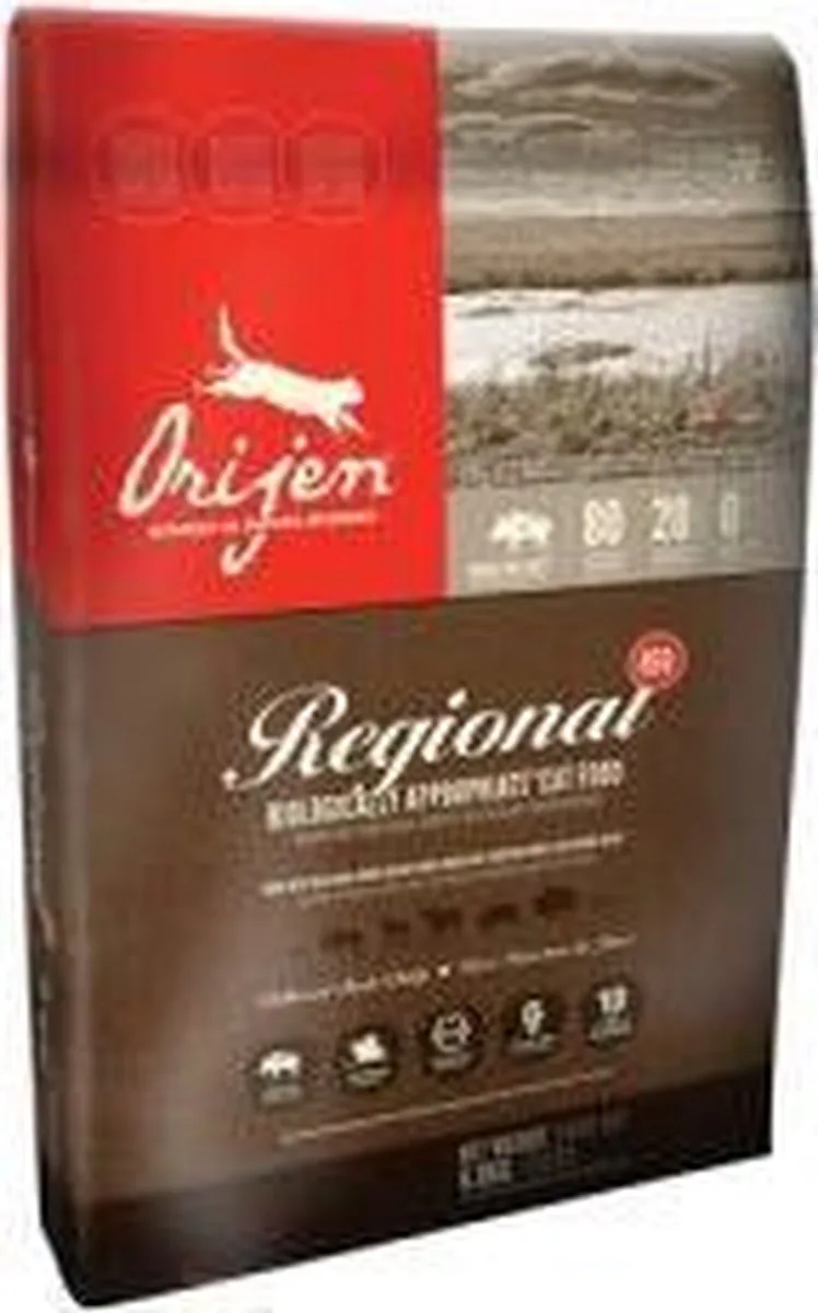 Regional Red Cat Whole Prey Proefverpakking - 340 gram de Orijen – photo produit