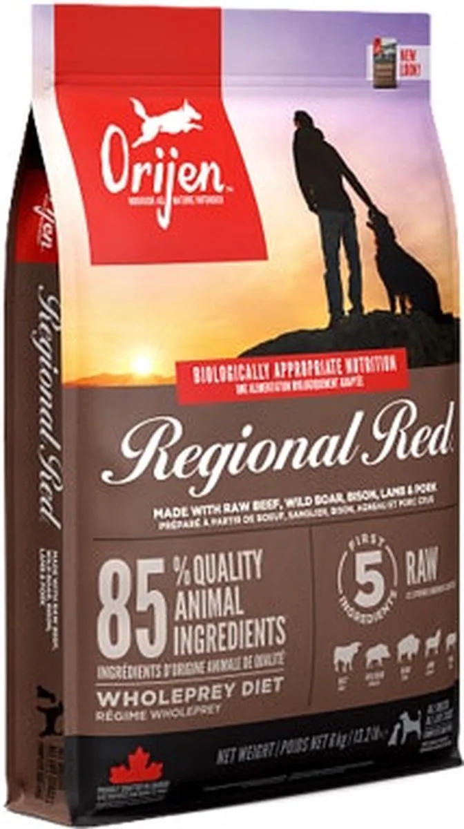 Regional Red Dog Whole Prey - 2 x 11,4 kg - Hondenvoer de Orijen – photo produit