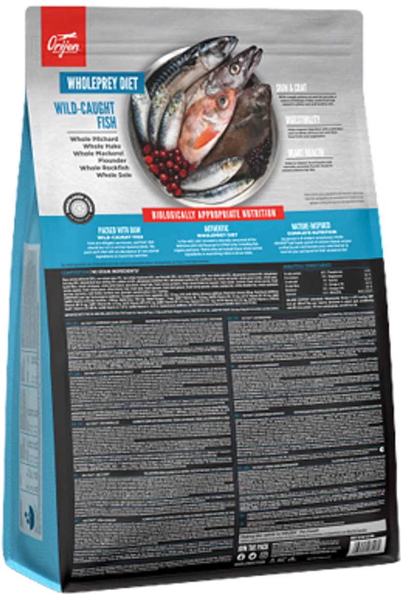 Six Fish Cat Whole Prey - 2 x 5,4 kg de Orijen – photo produit
