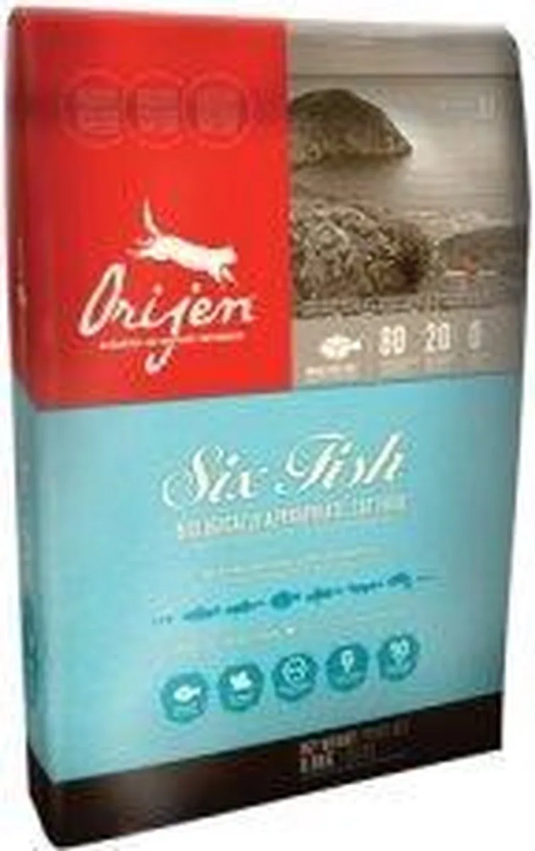 Six Fish Cat Whole Prey Proefverpakking - 340 gram de Orijen – photo produit