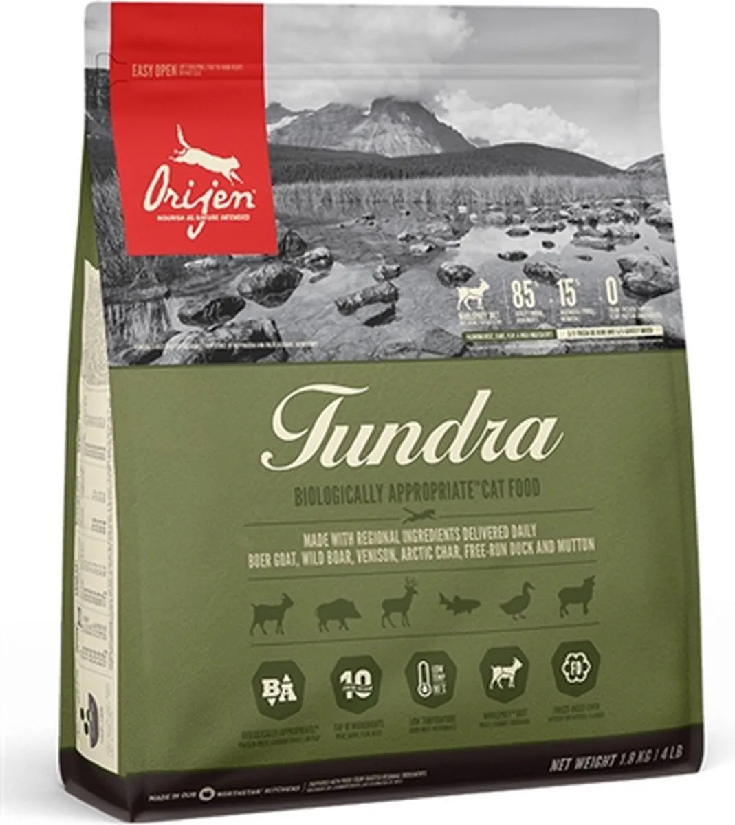 Tundra Cat Whole Prey - 1.8 kg de Orijen – photo produit