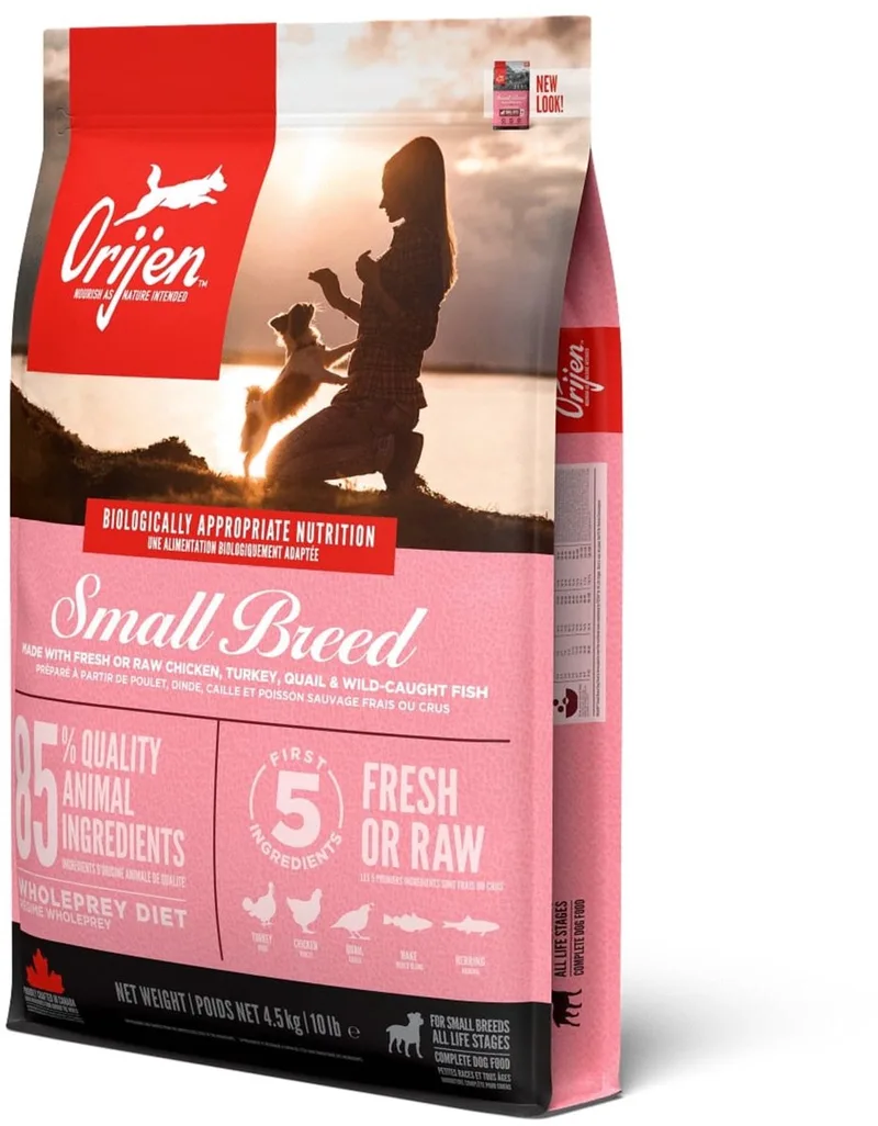 Whole Prey Adult Small Breed Kip&Kalkoen&Vis - Hondenvoer - 4.5 kg von Orijen – Produktfoto