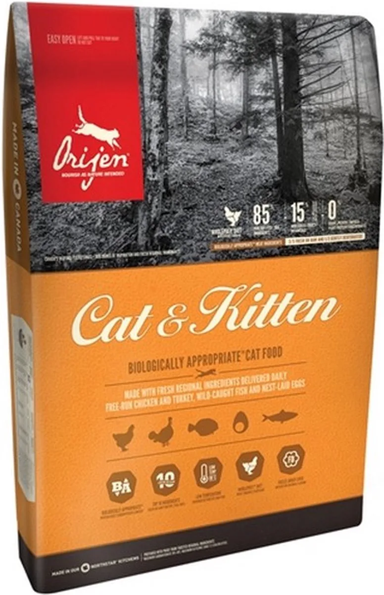 Whole Prey Cat & Kitten - Kip & Kalkoen - Kattenvoer - 1.8 kg von Orijen – Produktfoto