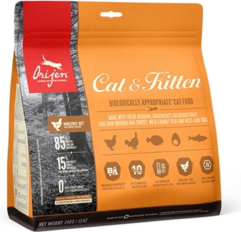 Whole Prey Cat & Kitten Kip&Kalkoen - Kattenvoer - 340 g de Orijen – photo produit