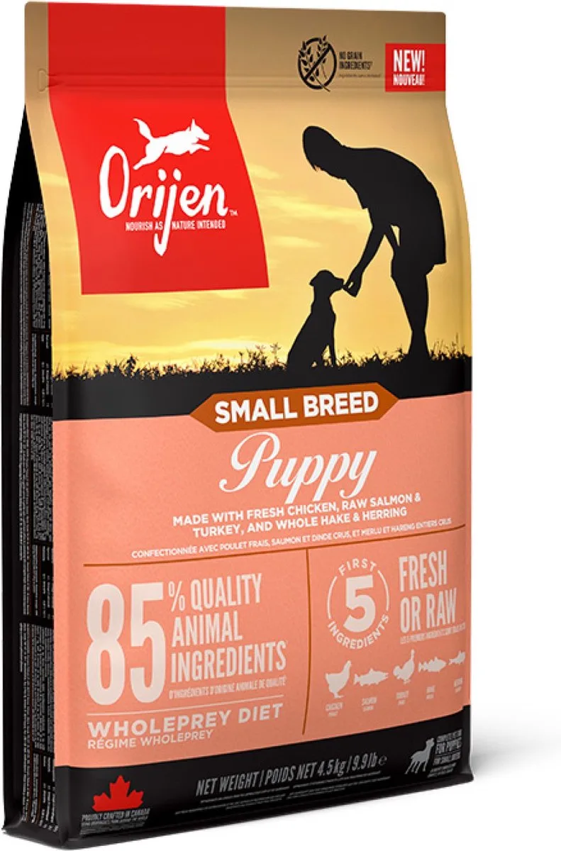Whole Prey Hondenvoer Puppy Small Breed 4,5 kg von Orijen – Produktfoto