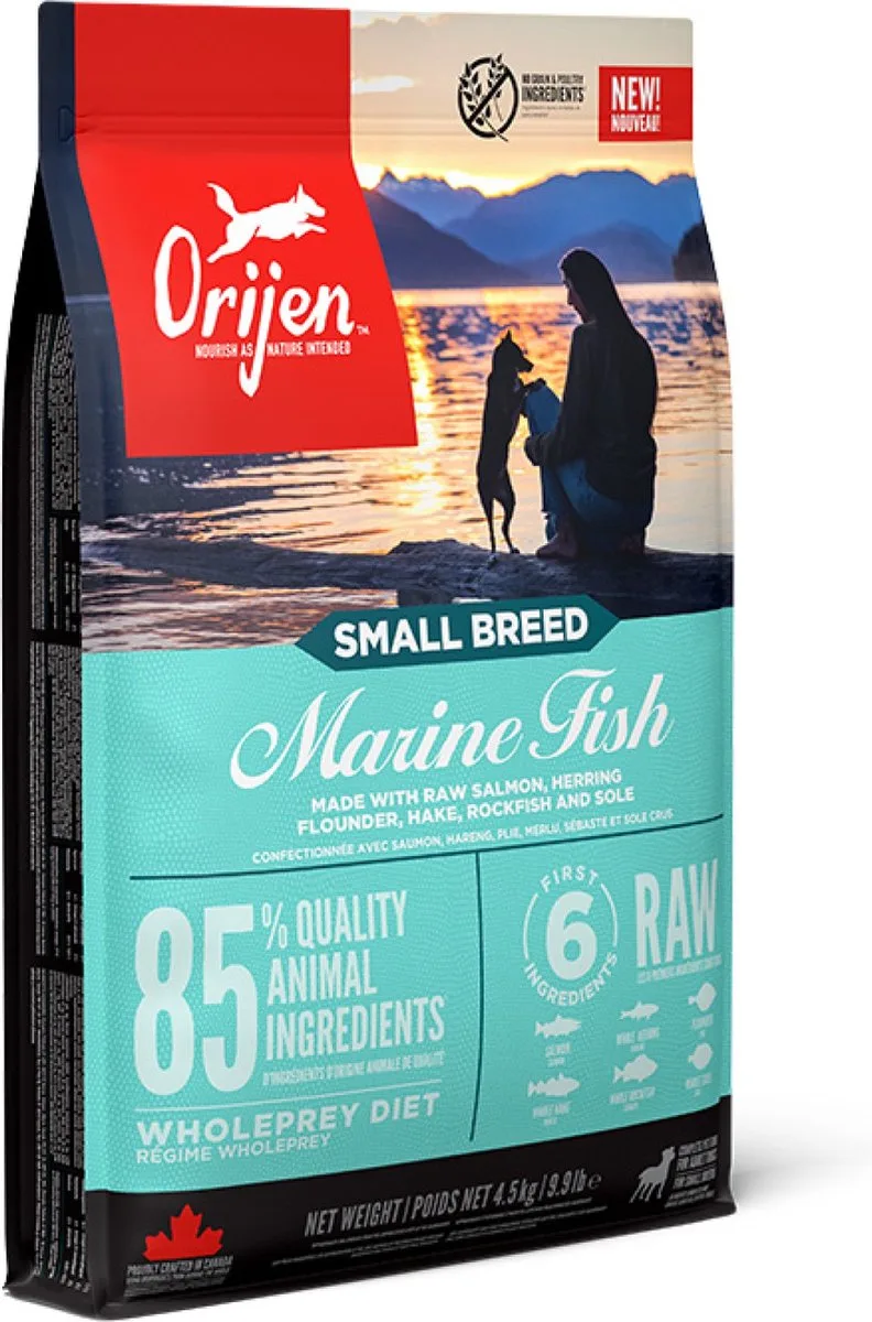 Whole Prey Hondenvoer Small Breed Dog Marine Fish 4,5 kg von Orijen – Produktfoto