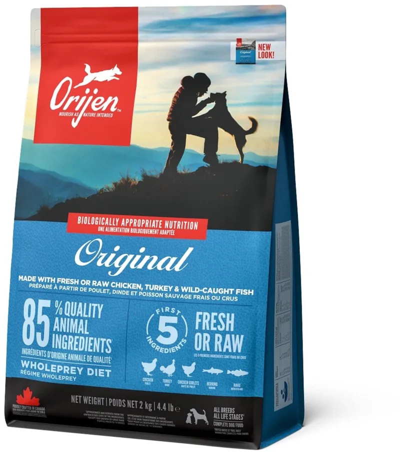 Whole Prey Original Dog - Kip & Kalkoen - Hondenvoer - 2 kg by Orijen – product photo