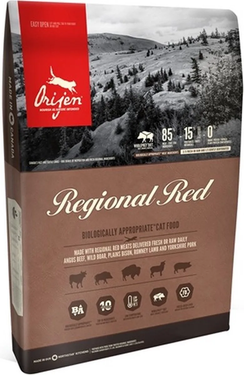 Whole Prey Regional Red Cat Rund&Zwijn - Kattenvoer - 340 g by Orijen – product photo