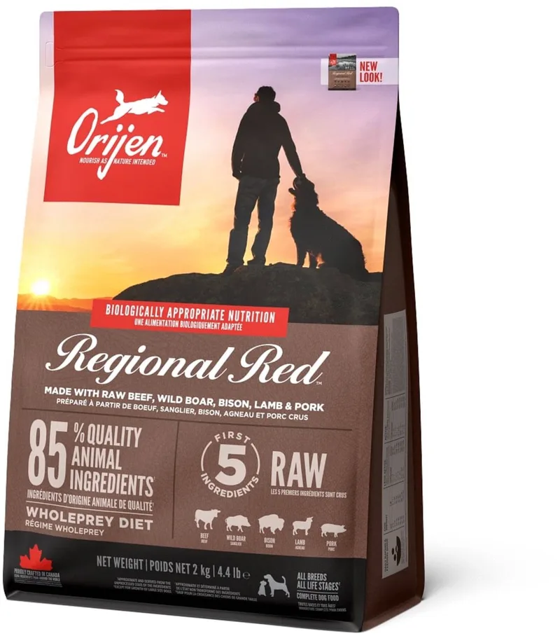 Whole Prey Regional Red Dog - Rund & Zwijn - Hondenvoer - 2 kg von Orijen – Produktfoto 1 von 2