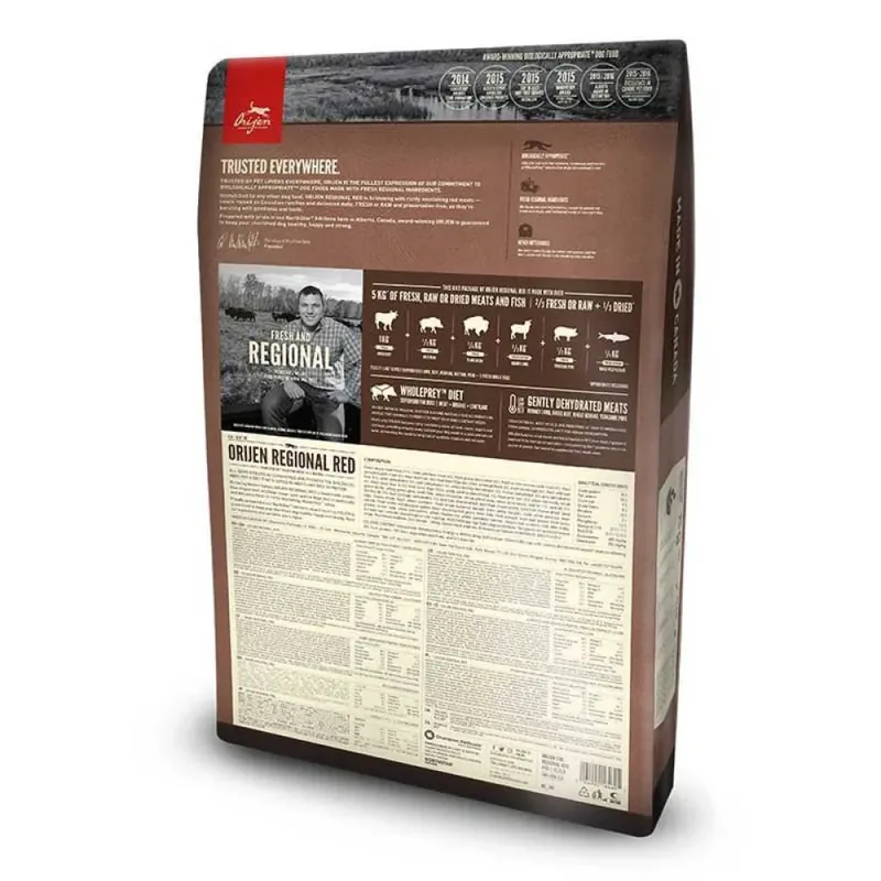 Whole Prey Regional Red Dog - Rund & Zwijn - Hondenvoer - 2 kg von Orijen – Produktfoto 2 von 2