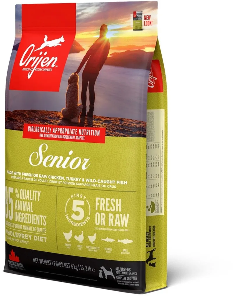 Whole Prey Senior Dog Kip&Kalkoen - Hondenvoer - 6 kg de Orijen – photo produit