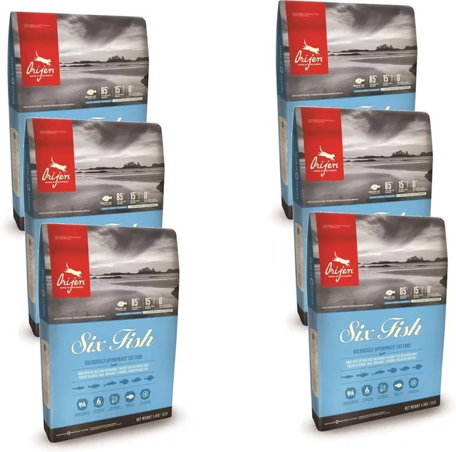 Whole Prey Six Fish Cat Sardines&Heek - Kattenvoer - 6 x 340 g