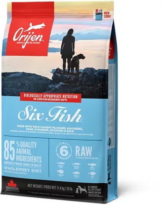 Whole Prey Six Fish Dog Sardines&Makreel - Hondenvoer - 11.4 kg de Orijen – photo produit 1 sur 2