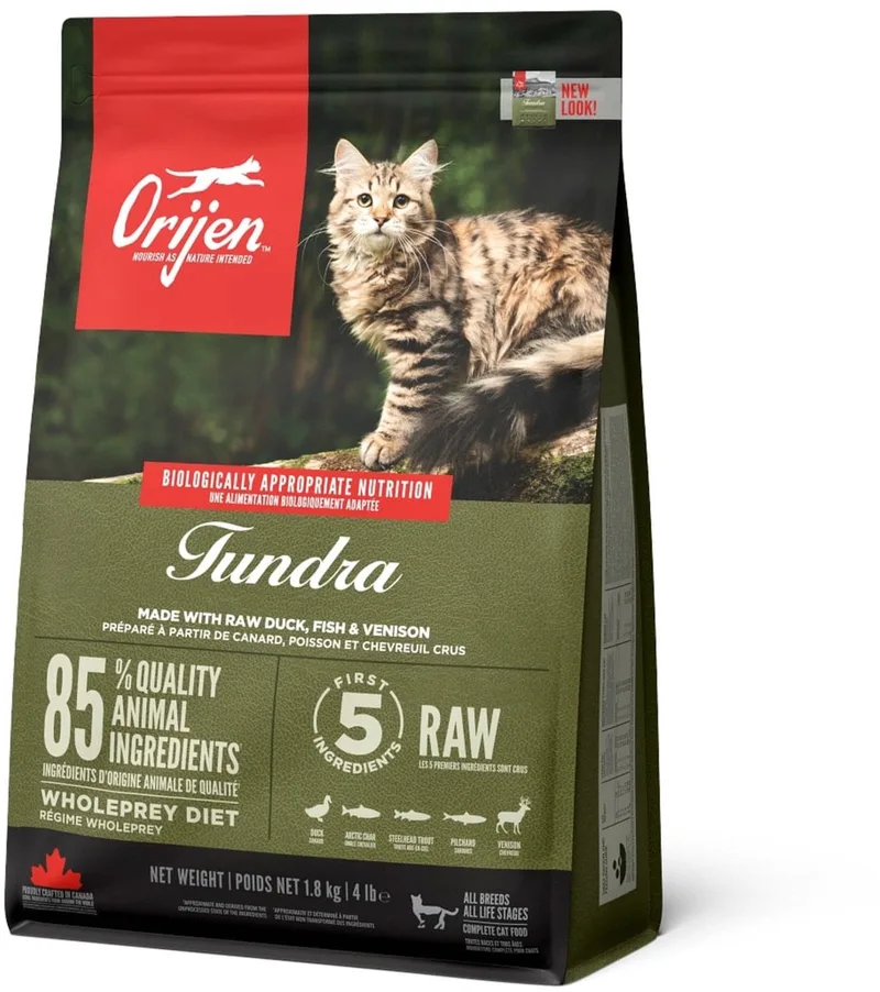 Whole Prey Tundra Cat Geit&Zwijn - Kattenvoer - 1.8 kg de Orijen – photo produit