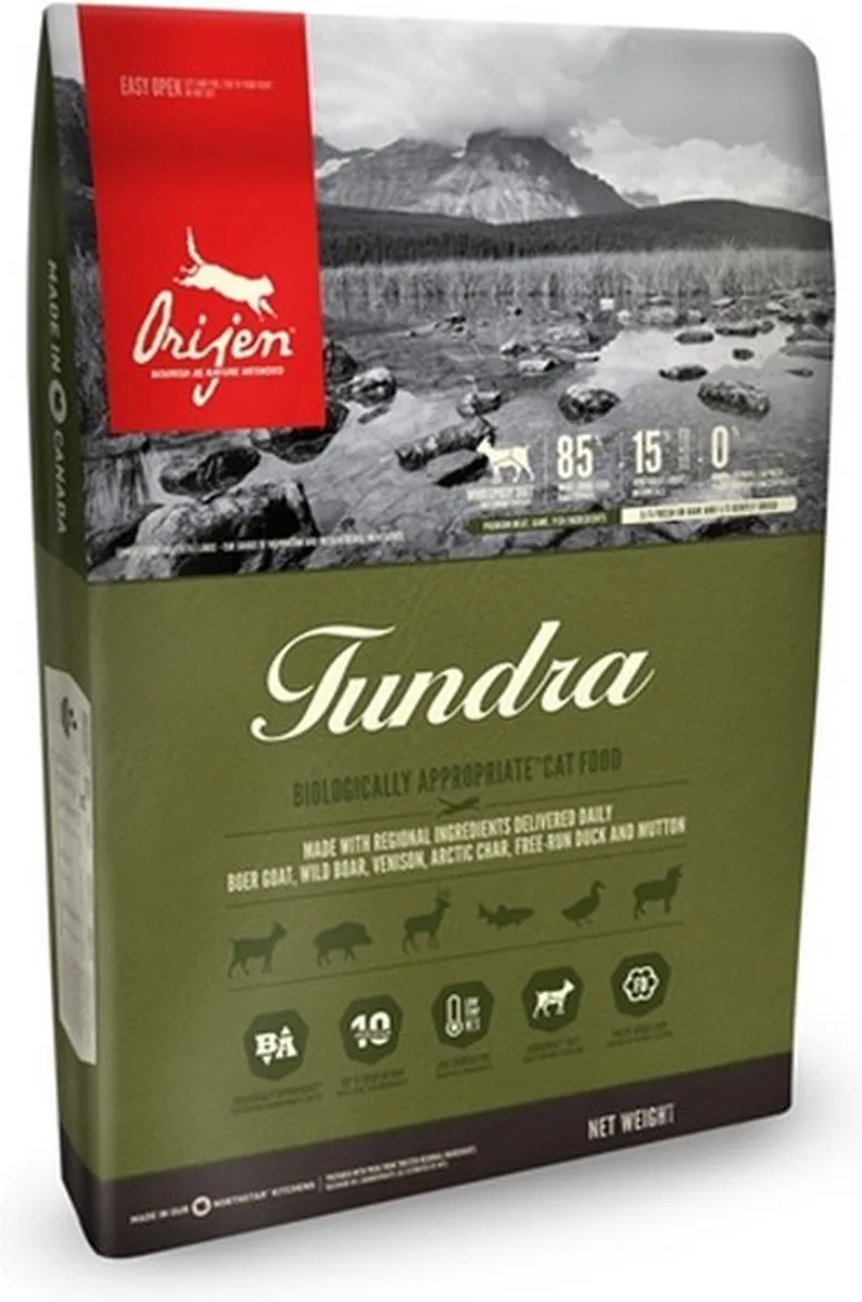 Whole Prey Tundra Cat - Geit & Zwijn - Kattenvoer - 340 g de Orijen – photo produit