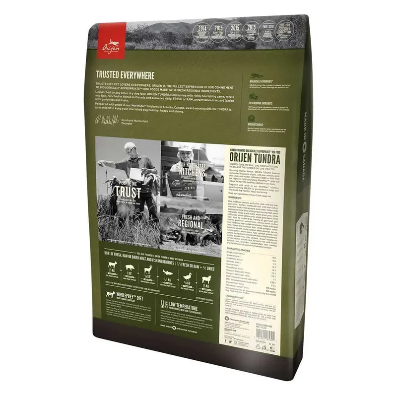 Whole Prey Tundra Dog - Geit & Zwijn - Hondenvoer - 11.4 kg de Orijen – photo produit 2 sur 2
