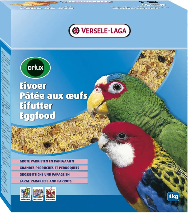 Eivoer Droog Grote Parkiet/Papegaai - 4 kg