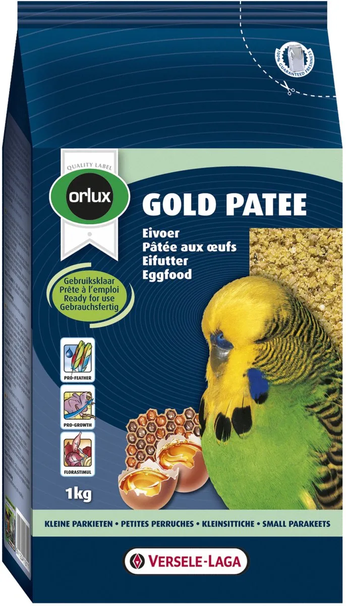 Gold Patee Kleine Parkiet - Vogelvoer de Orlux – photo produit
