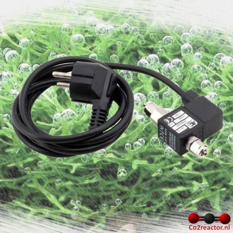 CO2 aquarium magneetventiel 2 x 4/6mm snelkoppeling. by Oxyturbo in Black – product photo